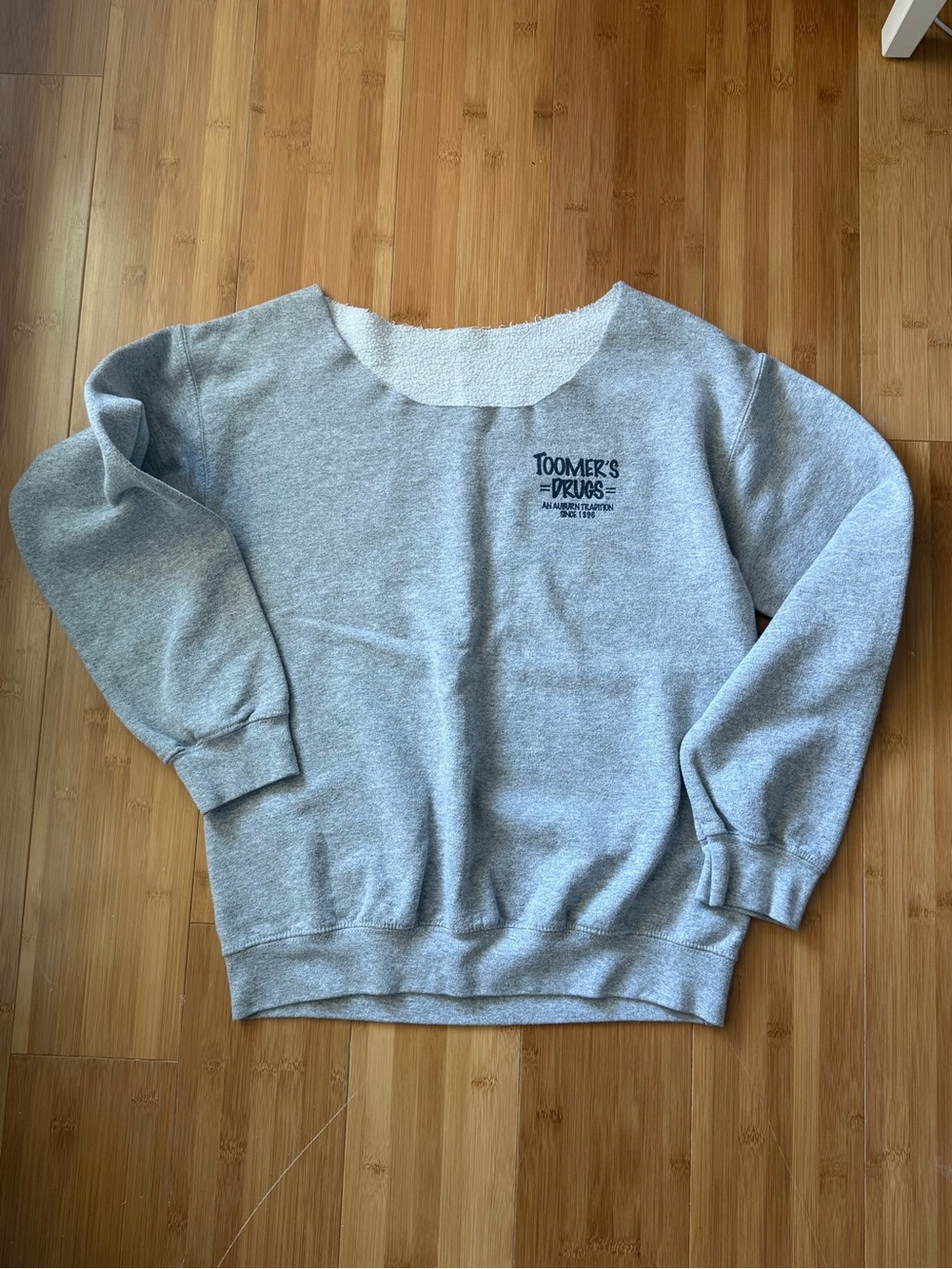 Women's Gray Crewneck Sweater